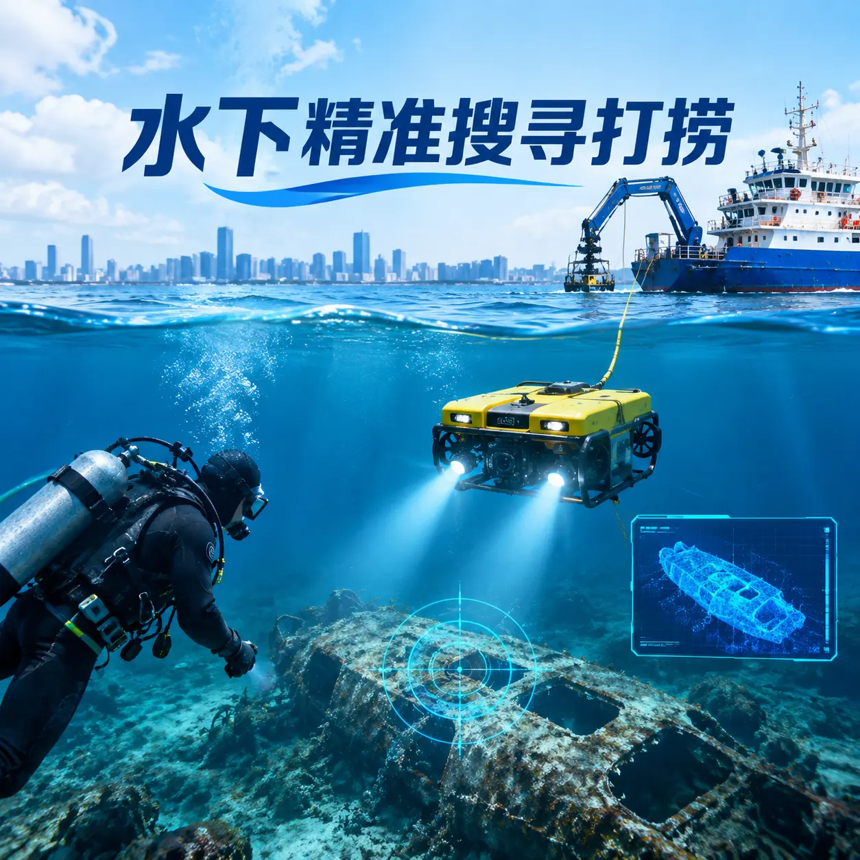 北屯水下精准搜寻打捞